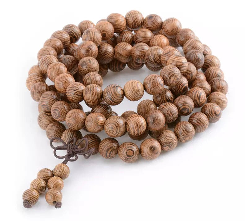 Authentic 108 Tibetan Meditation Prayer Beads – Handcrafted Mala for Mindfulness, Healing & Spiritual Practice