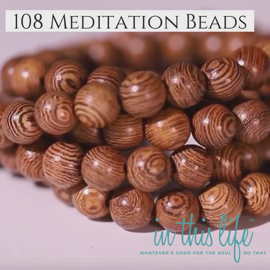 Authentic 108 Tibetan Meditation Prayer Beads – Handcrafted Mala for Mindfulness, Healing & Spiritual Practice